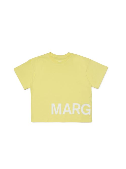 T-shirt, bambina, logata. MM6 MAISON MARGIELA | M60332 MM009M6203